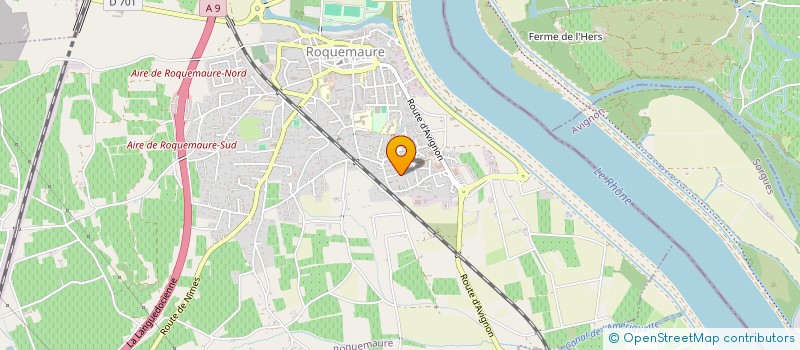 localisation de l'entreprise MONSIEUR MATHIS GILLET  ROQUEMAURE