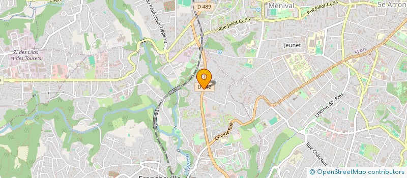 localisation de l'entreprise MONSIEUR MATHIS GIROUD  FRANCHEVILLE