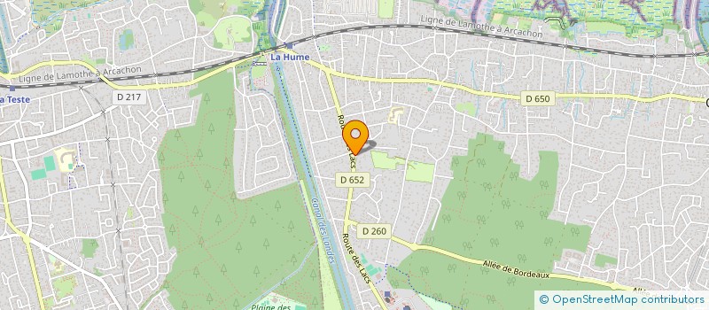 localisation de l'entreprise MONSIEUR MATHIS GODARD  GUJAN-MESTRAS