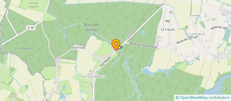 localisation de l'entreprise MONSIEUR MATHIS GUYON  FONTAINEBRUX