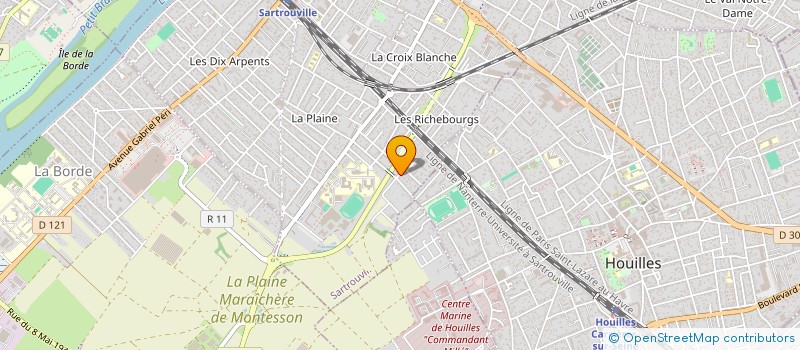 localisation de l'entreprise MONSIEUR MATHIS HADDED  SARTROUVILLE