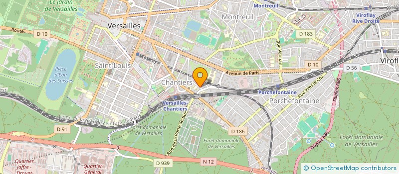 localisation de l'entreprise MONSIEUR MATHIS HADINGER à VERSAILLES