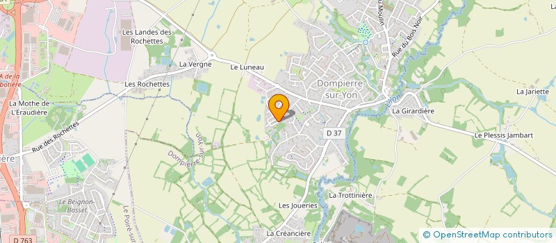 localisation de l'entreprise MONSIEUR MATHIS HAUTREUX à DOMPIERRE-SUR-YON