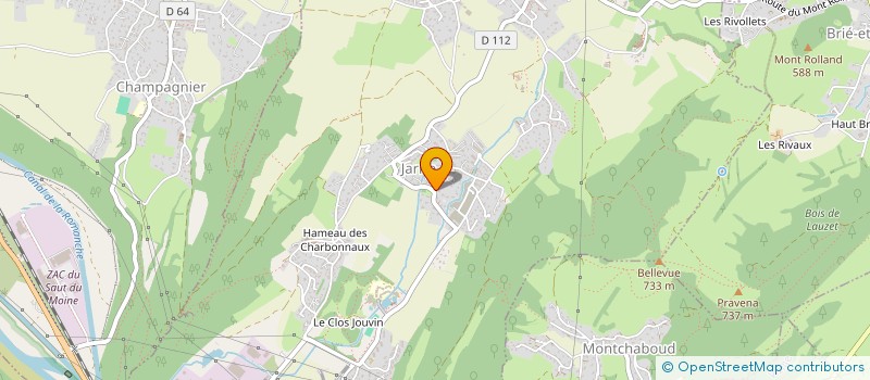 localisation de l'entreprise MONSIEUR MATHIS HENRY  JARRIE