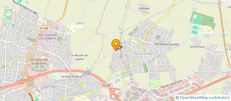 localisation de l'entreprise MONSIEUR MATHIS HERAULT  PUILBOREAU