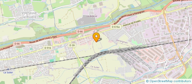 localisation de l'entreprise MONSIEUR MATHIS HERNANDEZ  TOULOUGES