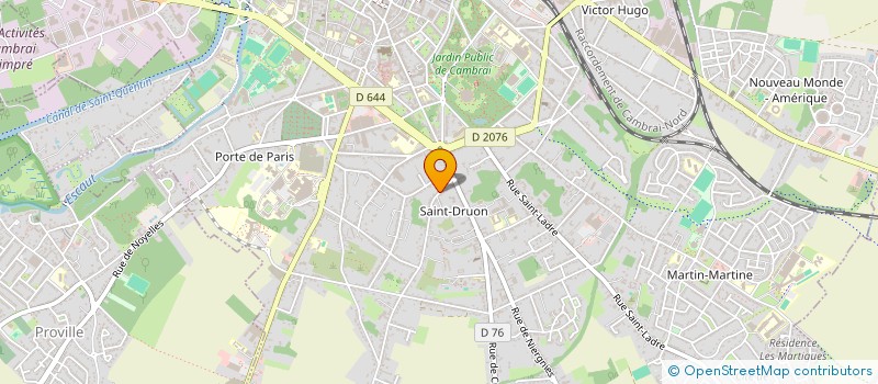 localisation de l'entreprise MONSIEUR MATHIS HETUIN  CAMBRAI