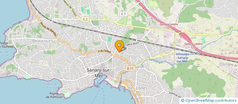 localisation de l'entreprise MONSIEUR MATHIS HIDALGO  SANARY-SUR-MER