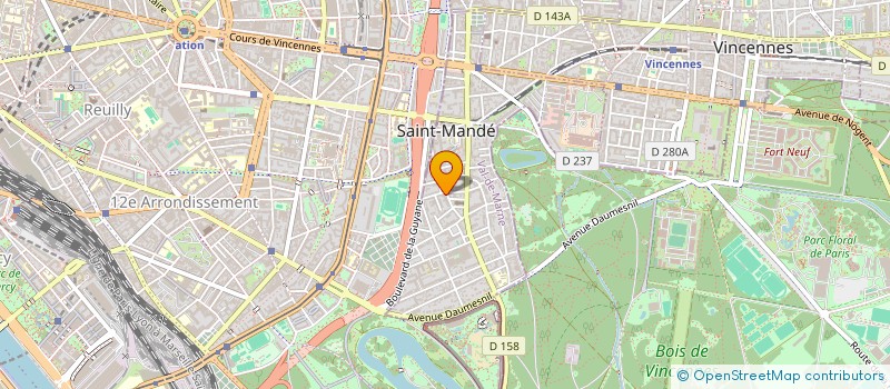 localisation de l'entreprise MONSIEUR MATHIS HORION à SAINT-MANDE