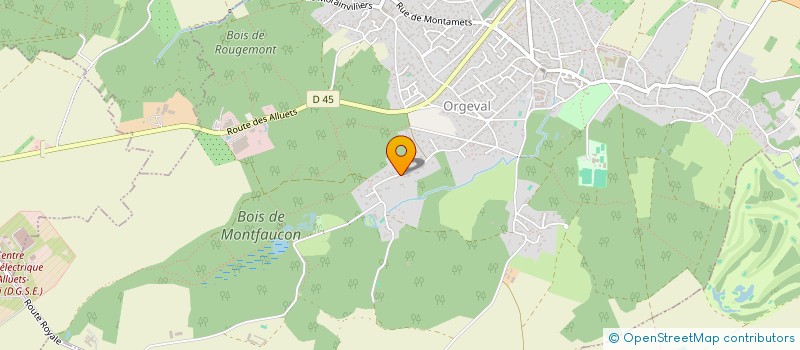 localisation de l'entreprise MONSIEUR MATHIS JEANNOT  ORGEVAL