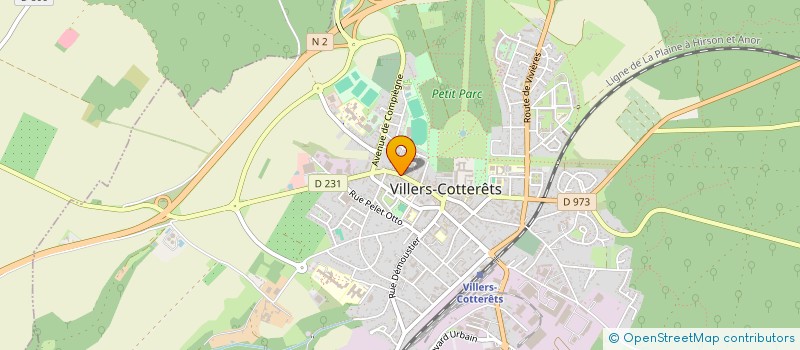 localisation de l'entreprise MONSIEUR MATHIS JELIC  VILLERS-COTTERETS
