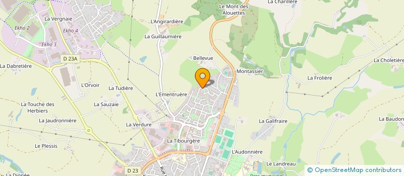 localisation de l'entreprise MONSIEUR MATHIS JOBARD  LES HERBIERS