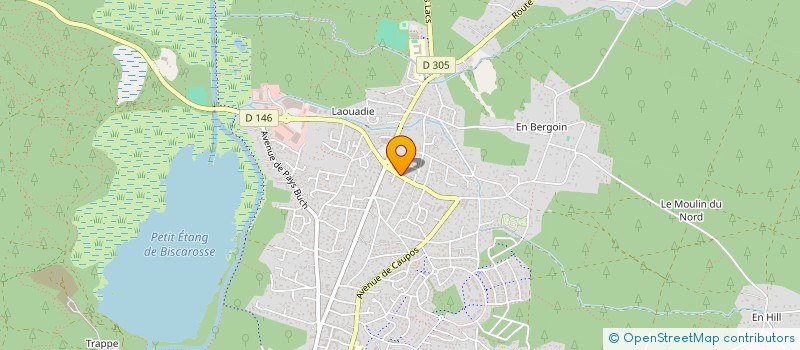 localisation de l'entreprise MONSIEUR MATHIS JUNCA  BISCARROSSE