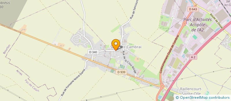 localisation de l'entreprise MONSIEUR MATHIS JUSY  SAILLY-LEZ-CAMBRAI