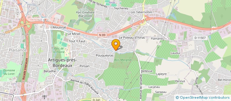 localisation de l'entreprise MONSIEUR MATHIS KAIM  ARTIGUES-PRES-BORDEAUX