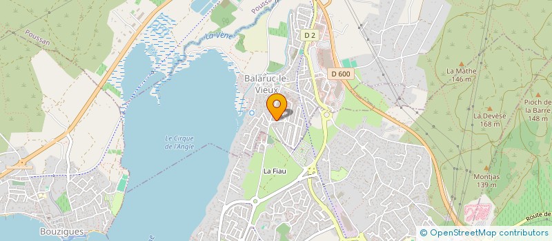 localisation de l'entreprise MONSIEUR MATHIS KIN  BALARUC-LE-VIEUX