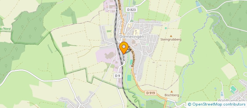 localisation de l'entreprise MONSIEUR MATHIS KLUG  DIEMERINGEN