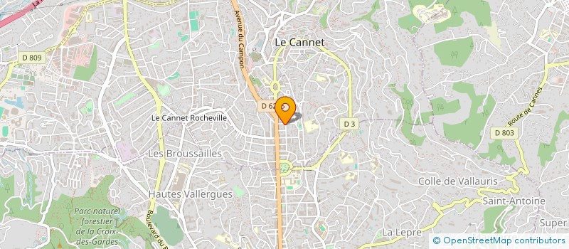localisation de l'entreprise MONSIEUR MATHIS LA MARCA à LE CANNET