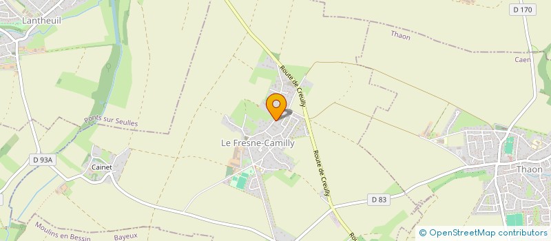 localisation de l'entreprise MONSIEUR MATHIS LACOMBE  LE FRESNE-CAMILLY