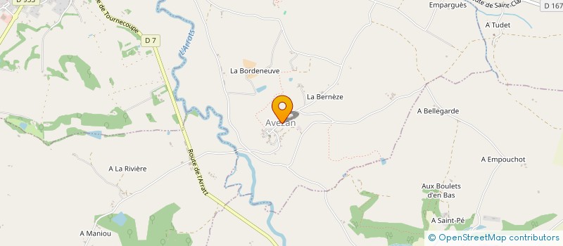 localisation de l'entreprise MONSIEUR MATHIS LAGARDE  AVEZAN