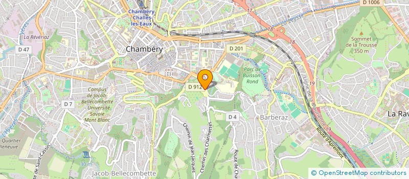 localisation de l'entreprise MONSIEUR MATHIS LAPORTERIE à CHAMBERY