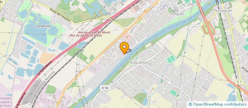 localisation de l'entreprise MONSIEUR MATHIS LARUE  ROQUES