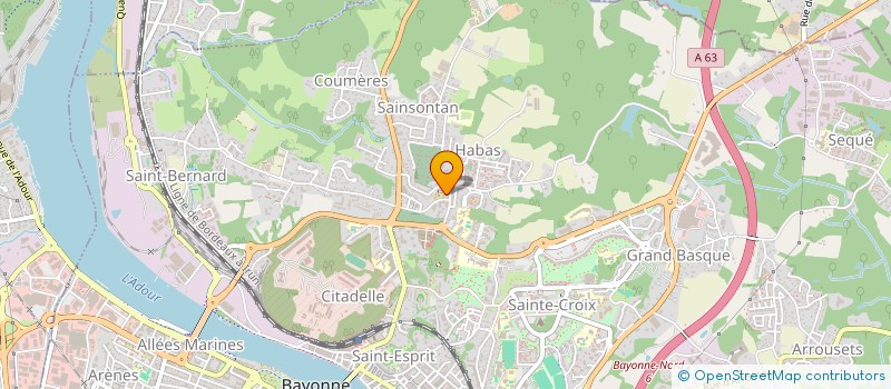 localisation de l'entreprise MONSIEUR MATHIS LATOURRETTE  BAYONNE