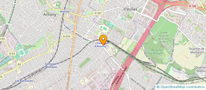 localisation de l'entreprise MONSIEUR MATHIS LEANDRE à ANTONY