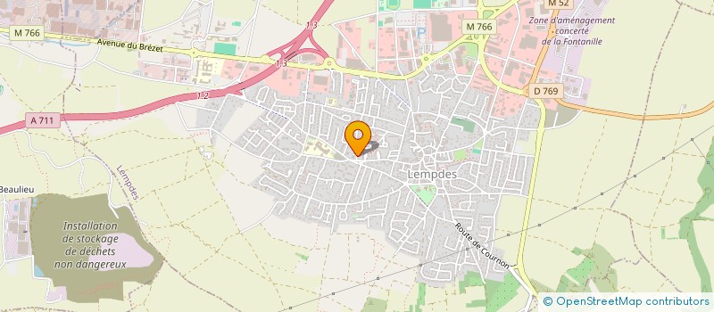 localisation de l'entreprise MONSIEUR MATHIS LECART  LE CENDRE