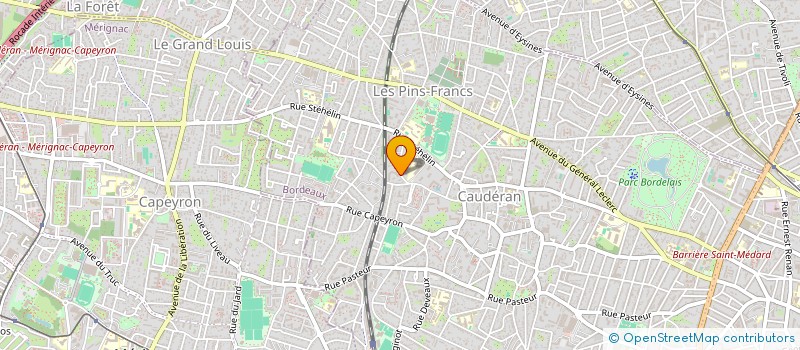 localisation de l'entreprise MONSIEUR MATHIS LEFORT  BORDEAUX