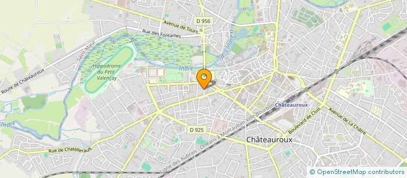 localisation de l'entreprise MONSIEUR MATHIS LEMER à CHATEAUROUX