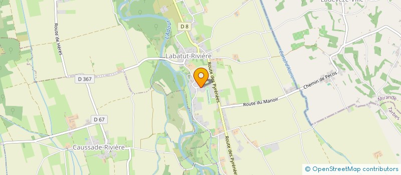localisation de l'entreprise MONSIEUR MATHIS LEMEY  LABATUT-RIVIERE
