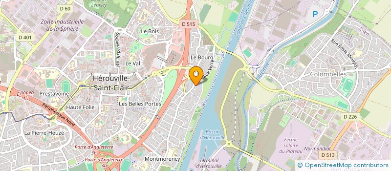 localisation de l'entreprise MONSIEUR MATHIS LESIEUR à HEROUVILLE-SAINT-CLAIR