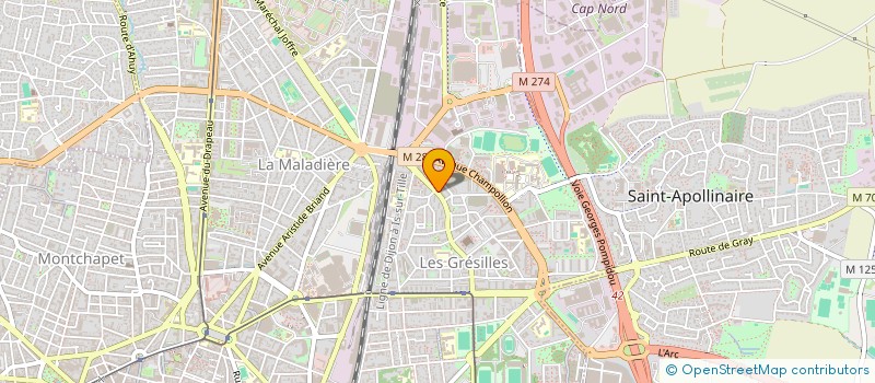 localisation de l'entreprise MONSIEUR MATHIS LETY  DIJON