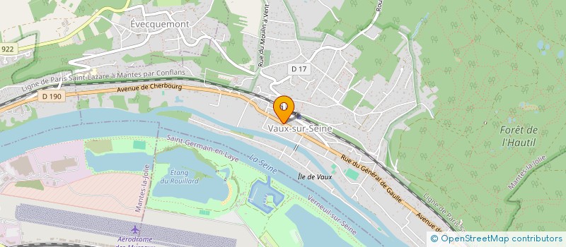 localisation de l'entreprise MONSIEUR MATHIS LIENHARD  VAUX-SUR-SEINE