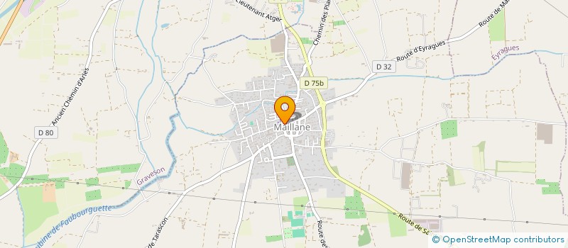 localisation de l'entreprise MONSIEUR MATHIS LORENTE  MAILLANE