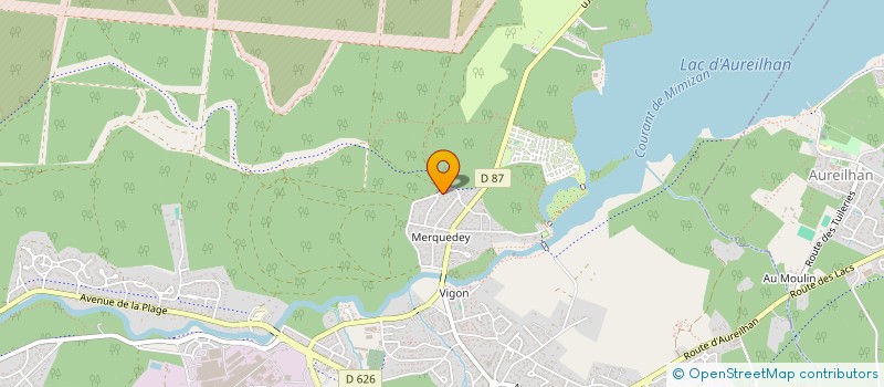 localisation de l'entreprise MONSIEUR MATHIS LOUBEYRES  MIMIZAN