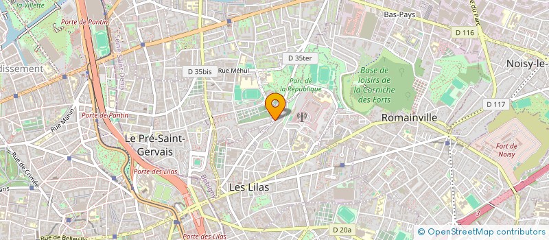 localisation de l'entreprise MONSIEUR MATHIS LOYEUX à LES LILAS