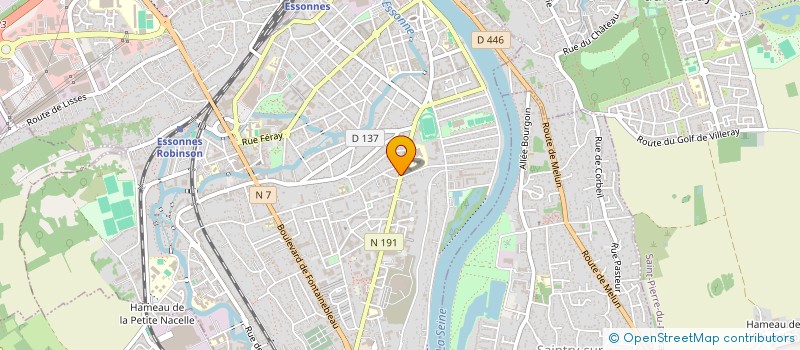 localisation de l'entreprise MONSIEUR MATHIS LUCAS  CORBEIL-ESSONNES