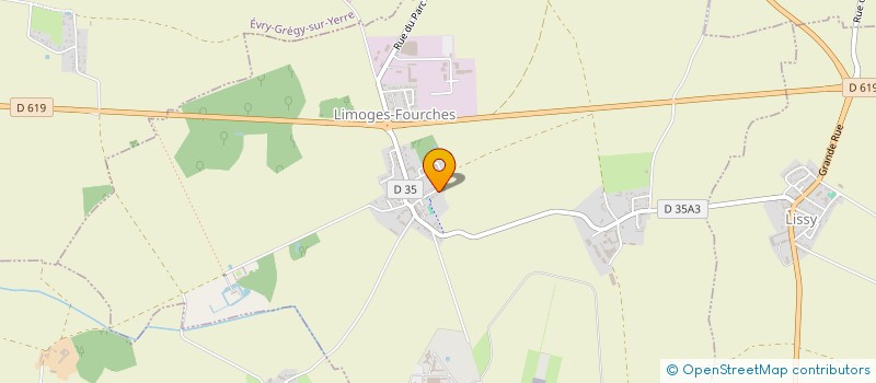 localisation de l'entreprise MONSIEUR MATHIS LUSSO  LIMOGES-FOURCHES