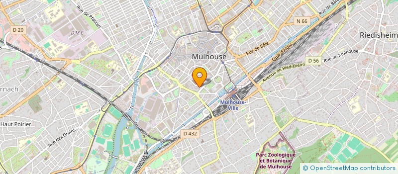 localisation de l'entreprise MONSIEUR MATHIS MAHU RAUFAST  MULHOUSE