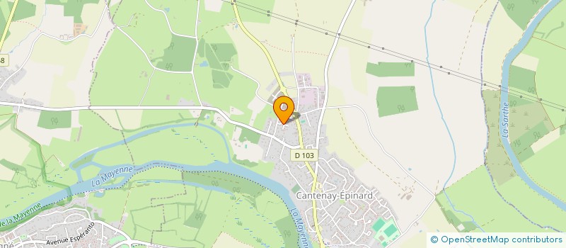 localisation de l'entreprise MONSIEUR MATHIS MAILLART  CANTENAY-EPINARD