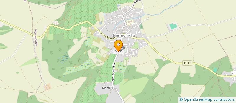 localisation de l'entreprise MONSIEUR MATHIS MALHERBE  HERMONVILLE