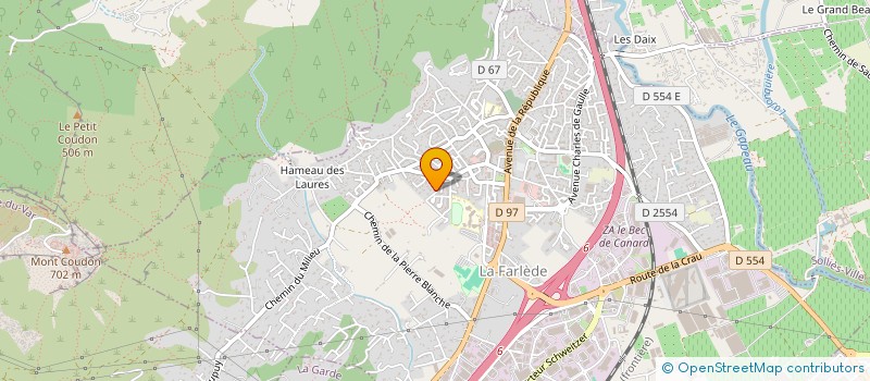 localisation de l'entreprise MONSIEUR MATHIS MARIGLIANO  LA FARLEDE