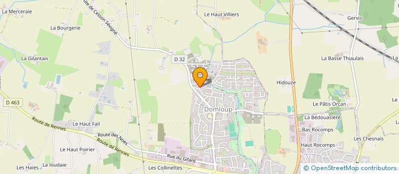 localisation de l'entreprise MONSIEUR MATHIS MARSOLLIER  DOMLOUP