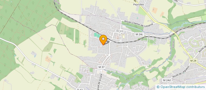 localisation de l'entreprise MONSIEUR MATHIS MARTINEAU  BRAX