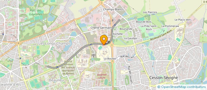 localisation de l'entreprise MONSIEUR MATHIS MARTINEZ Y ROYO  CESSON-SEVIGNE