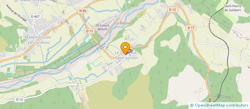 localisation de l'entreprise MONSIEUR MATHIS MASSONI  LE CHAFFAUT-SAINT-JURSON