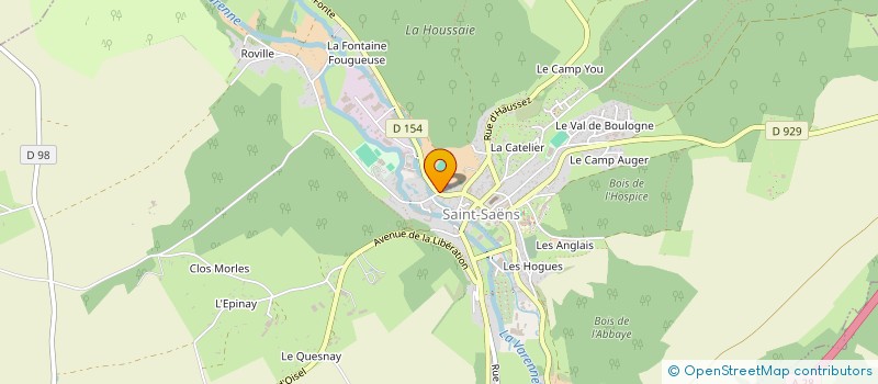 localisation de l'entreprise MONSIEUR MATHIS MAUBERT  SAINT-SAENS