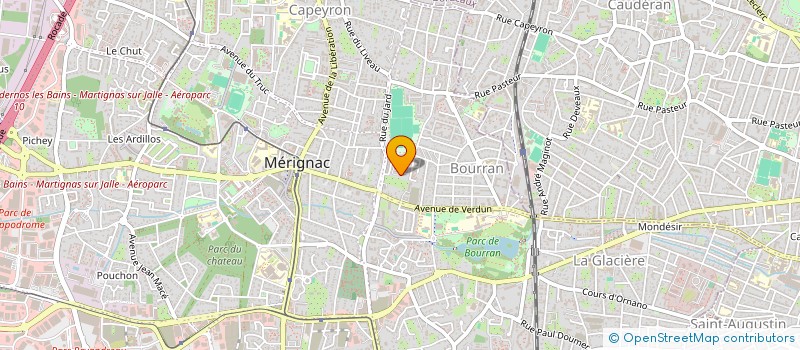 localisation de l'entreprise MONSIEUR MATHIS MELO  MERIGNAC